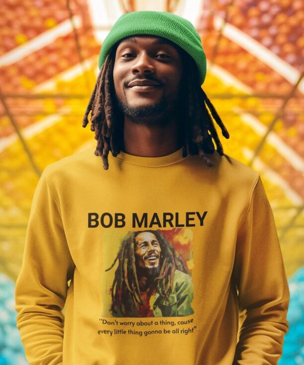 Every Little Thing Gonna Be Alright, Bob Marley Sweatshirt