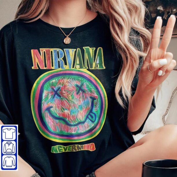 Nirvana Tee Sweatshirt, Unisex Shirt, Sweatshirt, Hoodie