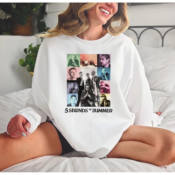 5 Seconds Of Summer Fan Gift T-Shirt, 5SOS Eras Inspired Sweatshirt,