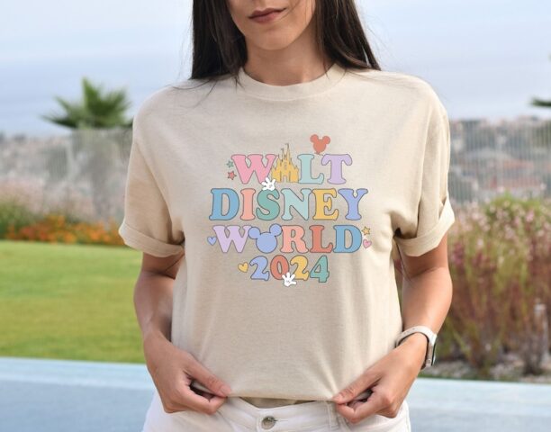 Walt Disney World 2024 Shirt, Retro Disney Shirt, Mickey Epcot Shirt, Disney Family Shirt, Disneyland Vacation Shirt