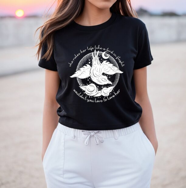 Bird In Flight Rhiannon Inspired Shirt, Rock Concert Tour 2023, Gift for Fan, Country Music concert shirt