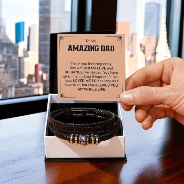 To My Dad Bracelet, Gifts For Dad, Gift From Son, Father Daughter Gift, Papa Gift, Sentimental Gift For Father