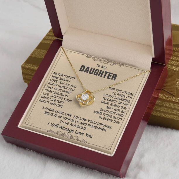 To My Daughter Necklace, Gift For Daughter From Dad, Mother Daughter Gifts, Father Daughter Necklace, Gift For Daughter