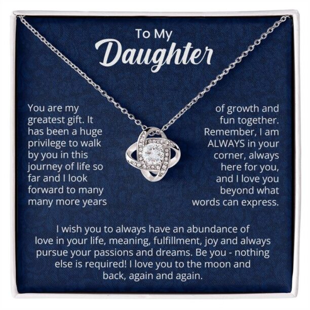 To My Daughter Necklace, Gift For Daughter From Dad, Mother Daughter Gifts, Father Daughter Necklace, Gift For Daughter