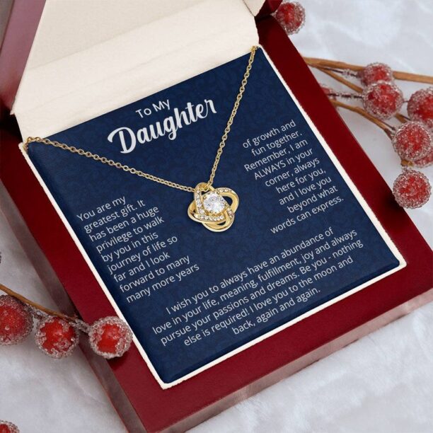 To My Daughter Necklace, Gift For Daughter From Dad, Mother Daughter Gifts, Father Daughter Necklace, Gift For Daughter