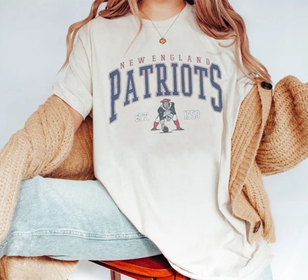 New England Patriots Sweatshirt, New England Shirt, New England Patriots Gift, NE Football T-Shirt, Football Fan Gifts