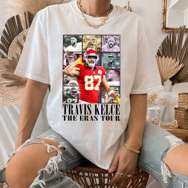 Travis Kelce The Eras Tour Sweatshirt, Vintage Travis Kelce Shirt, KC Football T-shirt, Eras Tour Merch