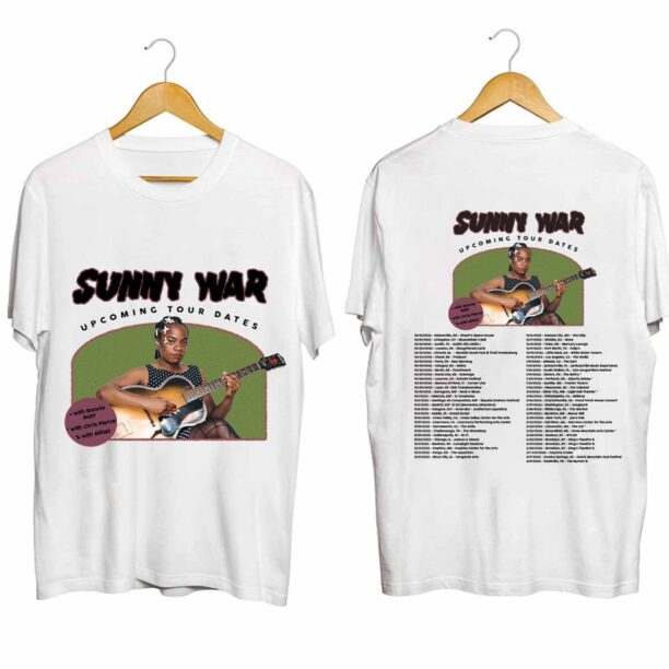 Sunny War 2024 North American Tour Shirt, Sunny War Fan Shirt, Sunny War 2024 Concert Shirt, Sunny War Shirt