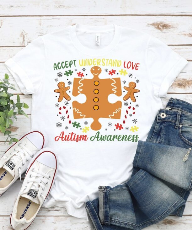 Autism Awareness Christmas Shirt,Puzzle Christmas Shirt,Special Education Teacher Christmas Shirt