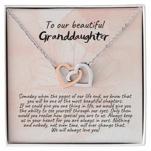 Granddaughter necklace, Christmas Gift from grandparents, Birthday gift, Valentines Day gift, Graduation gift