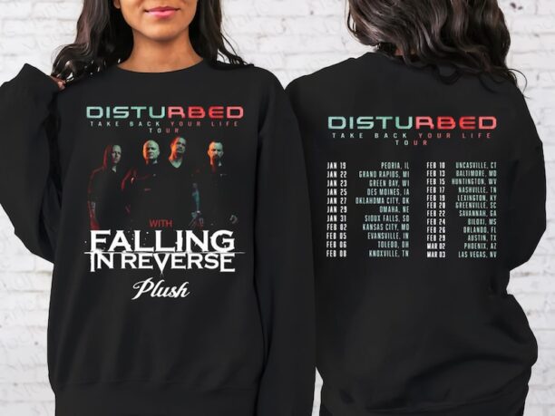 Disturbed 2024 Tour Shirt, Disturbed Band Fan Shirt, Disturbed 2024 Concert Shirt, Disturbed Shirt, Sweatshirt