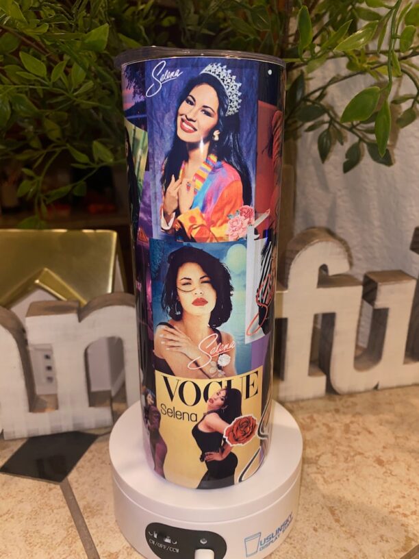 Selena Quintanilla Tumbler | Sublimation 20oz tumbler | Anything for Selenas | Selena Cup | Biddi Biddi Bom Bom