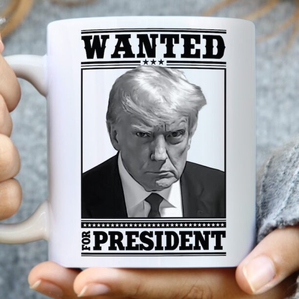 Trump Mugshot Wanted Mug, Never Surrender Mug, My favorite Mug Shot, Funny Trump Gift, Wanted For President