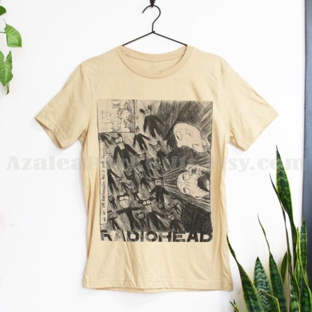 Radiohead T-Shirt Hip Hop Unisex Music Album T-shirts, Vintage Radiohead shirt, gift for fans, unisex tshirt