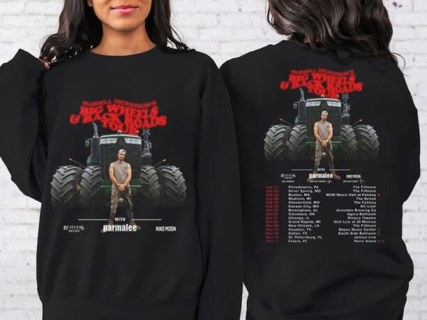 Russell Dickerson Big Wheels And Back Roads Tour 2023 Shirt, Russell Dickerson Fan Concert Shirt, Sweatshirt