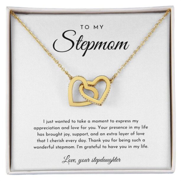 To My Stepmom, Stepmom Necklace, From Stepdaughter To Stepmom, Stepmom Wedding Gift, Stepmom Christmas Gift