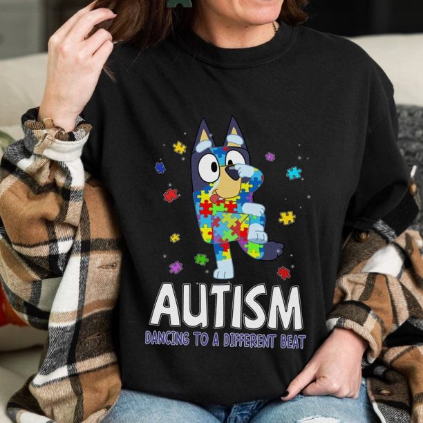 Bluey Autism Shirt | Bluey Bingo Autism Shirt | Bluey Autism Kids Shirt | Bluey Family Custom Shirts | Bluey Costume