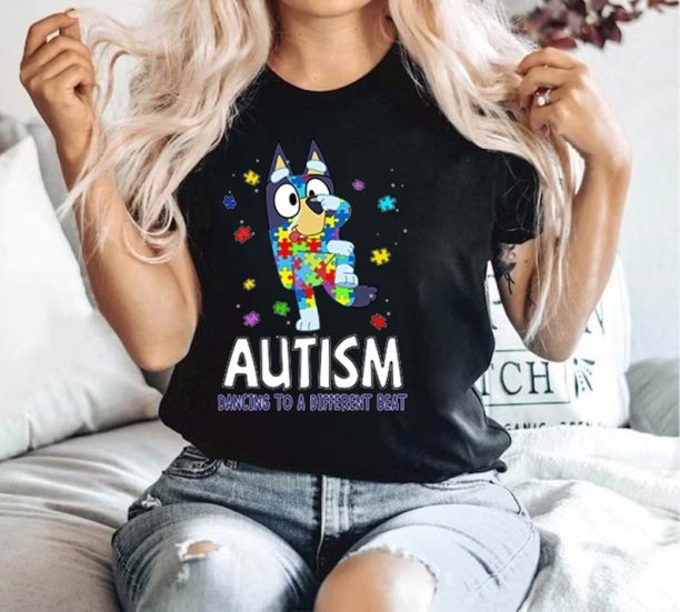 Bluey Autism Shirt | Bluey Bingo Autism Shirt | Bluey Autism Kids Shirt | Bluey Family Custom Shirts | Bluey Costume