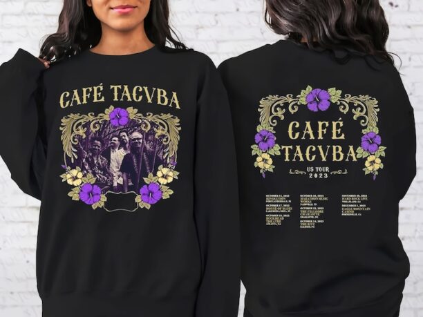 Café Tacvba US Tour 2023 Shirt, Café Tacvba Band Fan Shirt, Café Tacvba 2023 Concert Shirt, Sweatshirt, Hoodie all size