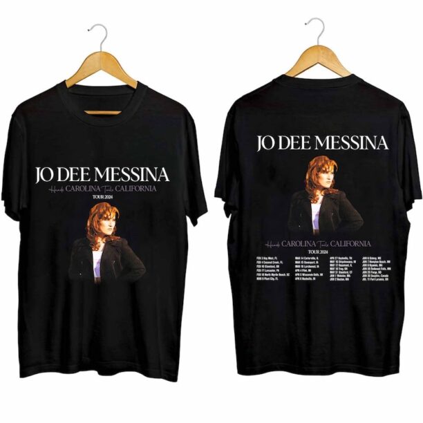 Jo Dee Messina 2024 Tour Heads Carolina Tails California Shirt, Jo Dee Messina Fan Shirt, Jo Dee Messina 2024 Tour Shirt