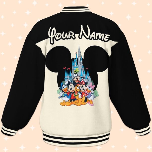 Custom Disney Trip Fun Varsity Jacket, Adult Varsity Jacket, Personalized Disney Jacket, Baseball Team Outfit