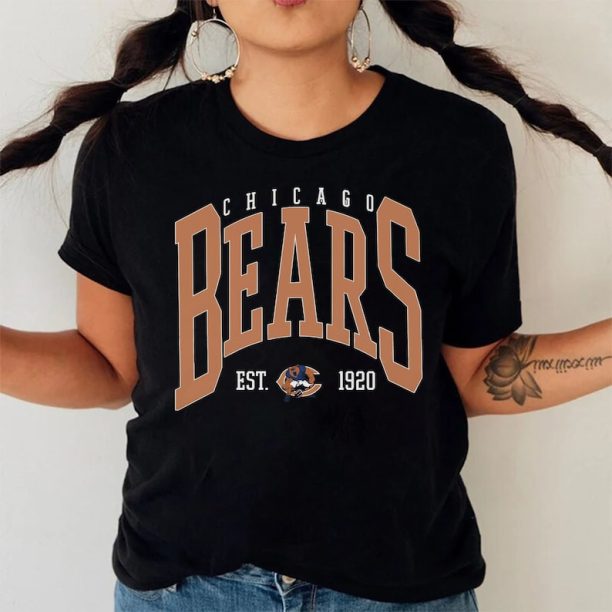 Vintage Chicago Bears T-shirt, Chicago Bears Tee, Chicago Bears Crewneck, Chicago Bears Gift