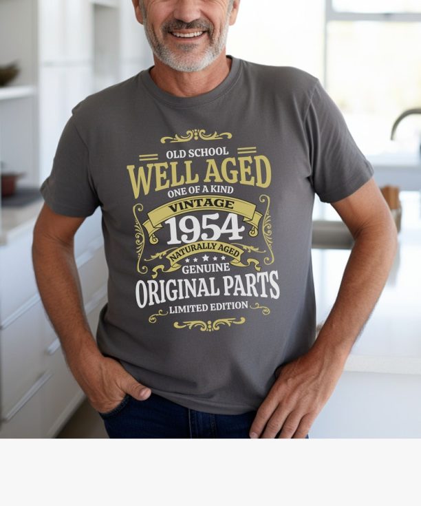 70th Birthday Gift, 70th Birthday Shirt, Born in 1954 Birthday Shirt, Dad Birthday, Grandpa Birthday