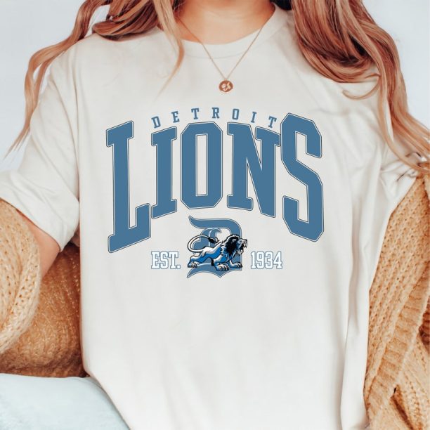 Detroit Lions Team Sweatshirt, Detroit Football Tee, Detroit Football Crewneck, Detroit Shirt, Detroit Football Shirt