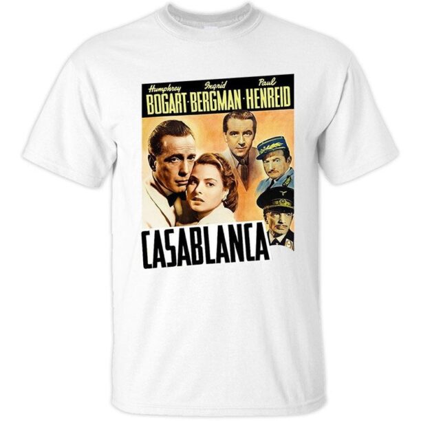 Casablanca V2 Poster Men T Shirt all sizes S-5XL