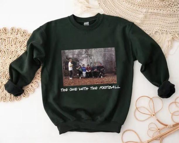 The One With The Football Sweatshirt, Cute Thanksgiving Sweatshirt, Friends Sweatshirt, Pop Culture Sweatshirt
