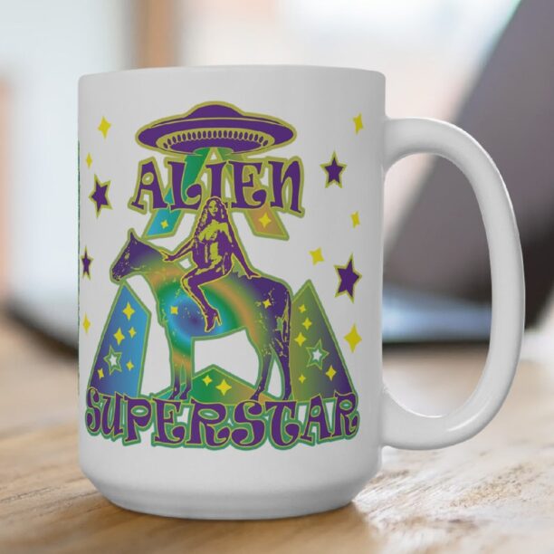 Beyonce Alien Superstar Mug | Unique gift for Bey Fans & the Beyhive | Renaissance Ceramic Mug