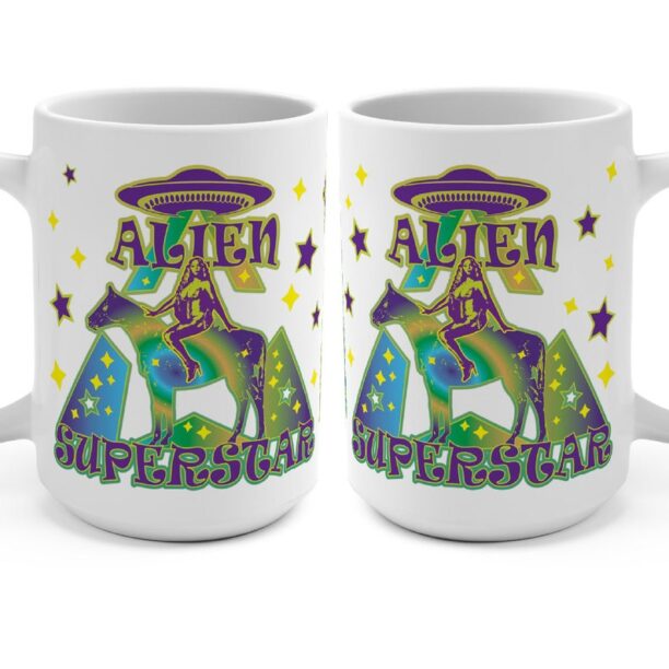 Beyonce Alien Superstar Mug | Unique gift for Bey Fans & the Beyhive | Renaissance Ceramic Mug