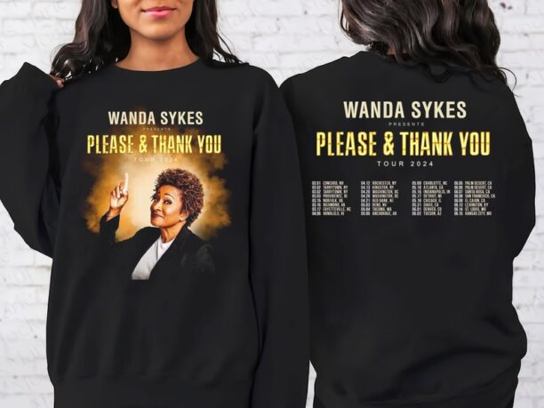 Wanda Sykes Please & Thank You! 2024 Tour Shirt, Wanda Sykes Fan, Wanda Sykes 2024 Tour Concert Shirt, Sweatshirt