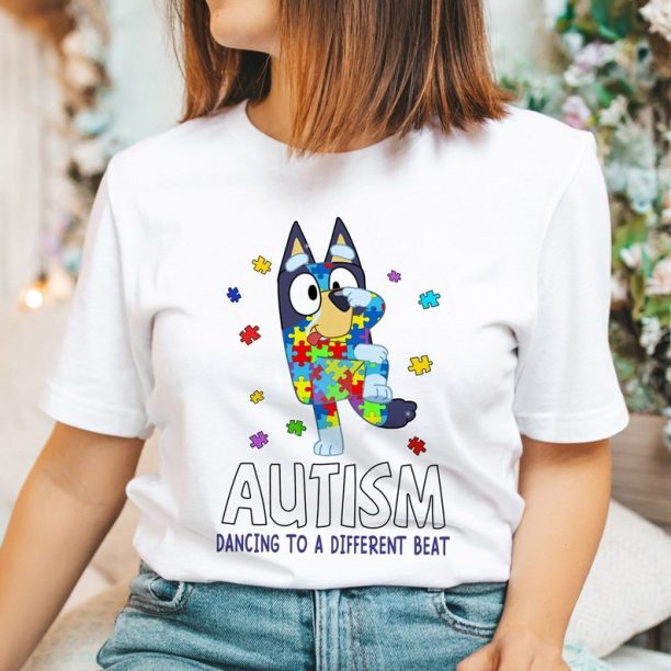 Bluey Autism Shirt | Bluey Bingo Autism Shirt | Bluey Autism Kids Shirt | Bluey Family Custom Shirts | Bluey Costume