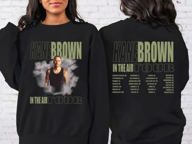 Kane Brown In The Air Tour 2024 Shirt, Kane Brown Fan Shirt, Kane Brown 2024 Concert Shirt, Sweatshirt, Hoodie all size