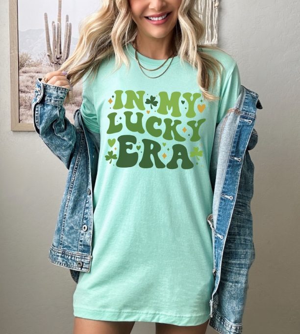 In My Lucky Era Shirt Retro St Patricks Day Shirt Funny Saint Patricks Day Shirt Vintage St Paddys Day Shirt Shamrock