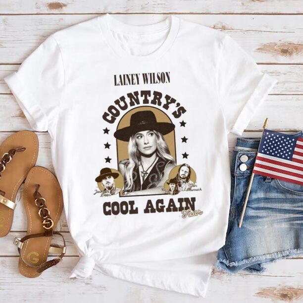 2024 Lainey Wilson Country's Cool Again Tour Shirt, Lainey Wilson Graphic TShirt, Lainey Wilson Fan Shirt