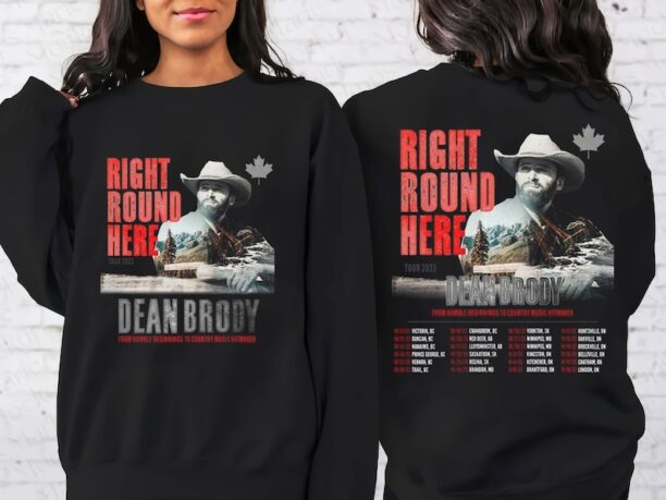 Dean Brody - Right Round Here Tour 2023 Shirt, Dean Brody Fan Shirt, Right Round Here Concert Shirt, Sweatshirt