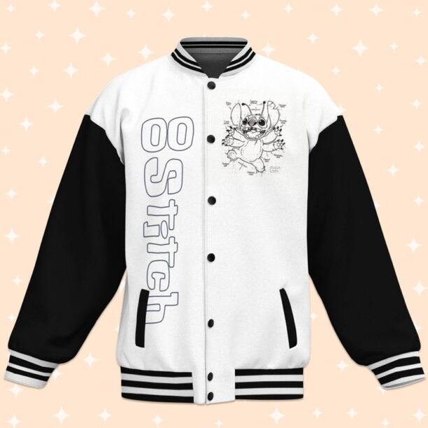 Custom Stitch Exp 626 Varsity Jacket, Adult Varsity Jacket, Personalized Disney Jacket, Baseball Team Outfit