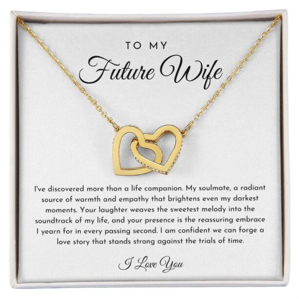 Future Wife Heart Necklace, Engagement Gift For Her, To My Future Wife Gift, Proposal Gift, Future Wife Christmas Gift