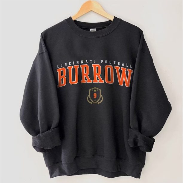 Joe Burrow Sweatshirt, Vintage Style Joe Burrow Crewneck, America Football Sweatshirt, Football Fan Gifts