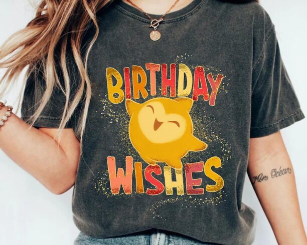 Retro Star Wish Birthday Wishes Shirt, Wish Disney Movie T-shirt, Walt Disney World, Magic Kingdom, Disney Birthday Gift