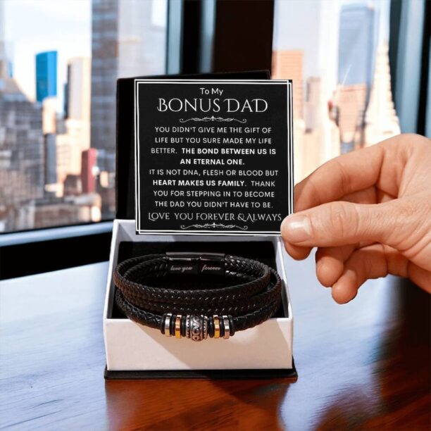 To My Dad, Gift for Dad, Dad Birthday Gift, Gift from Daughter,Father Son Gift,Bracelet for Dad, Father Son Gift