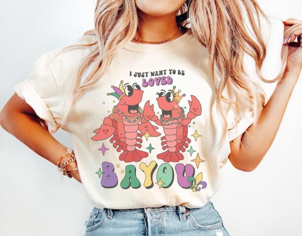 Comfort Colors Bayou Mardi Gras Shirt, Bayou Engagement Bachelorette Party T Shirt, Funny Crawfish Shirt