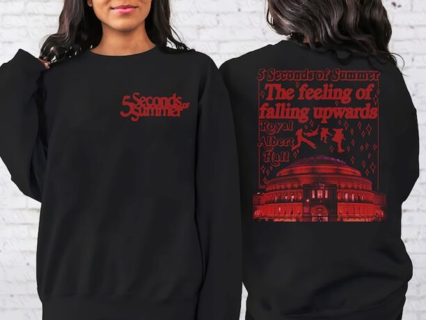 5 Seconds Of Summer Tour Shirt, 5SOS Fan Shirt, 5SOS The Feeling of Falling Upwards Concert Shirt, Sweatshirt