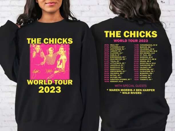 2023 The Chicks World Tour T-Shirt, The Chicks Concert Merch, Dixie Chicks Vintage, The Chicks Fan Shirt, Sweatshirt