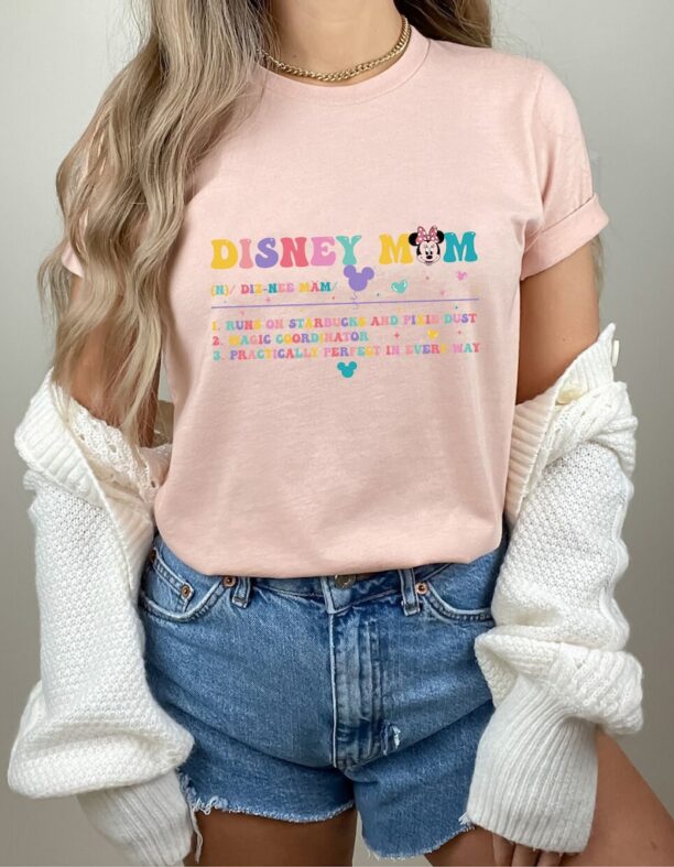 Disney Mom Shirt, Minnie Best Mom T-shirt, Minnie Mouse Mom Shirt, Disney Motherhood Tee, Mom Life Disney Shirt