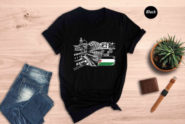 Free Palestine Shirt, Al-Aqsa Shirt, Land Of Resistance, Palestinian Flag Shirt, Palestinian Resilience Shirt