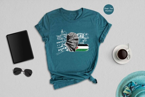 Free Palestine Shirt, Al-Aqsa Shirt, Land Of Resistance, Palestinian Flag Shirt, Palestinian Resilience Shirt