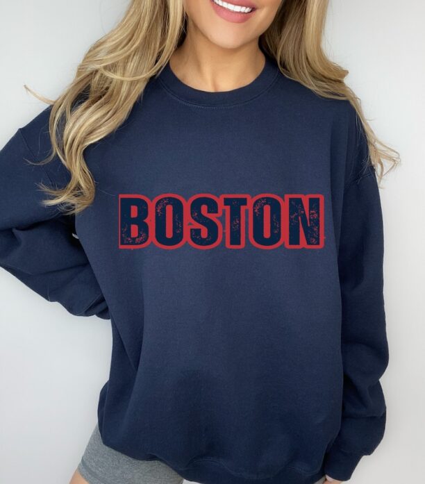 Boston Vintage Sweatshirt Red Sox Sweatshirt Red Sox Baseball Boston Shirt Boston Red Sox Shirt Gifts for Him Fenway